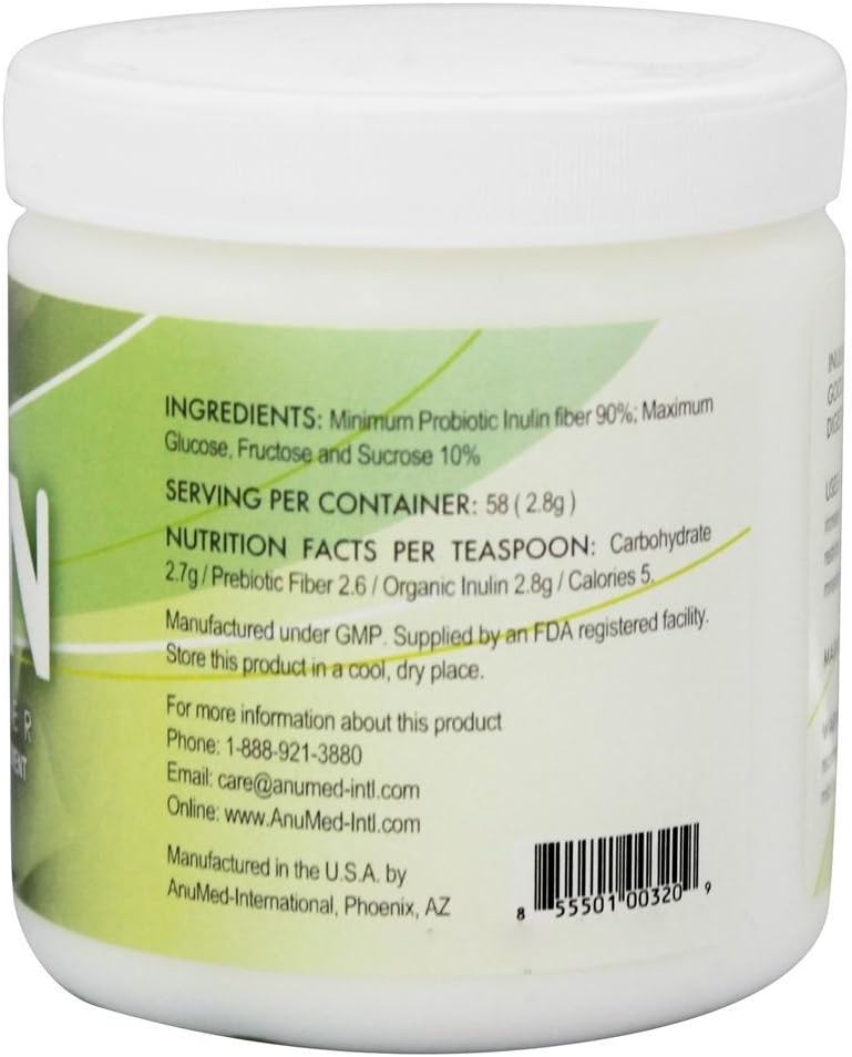 anumed-international-inulin-powder---6-ounces---prebiotic-fiber-supplement-for-gut-health-and-digestive-support-3