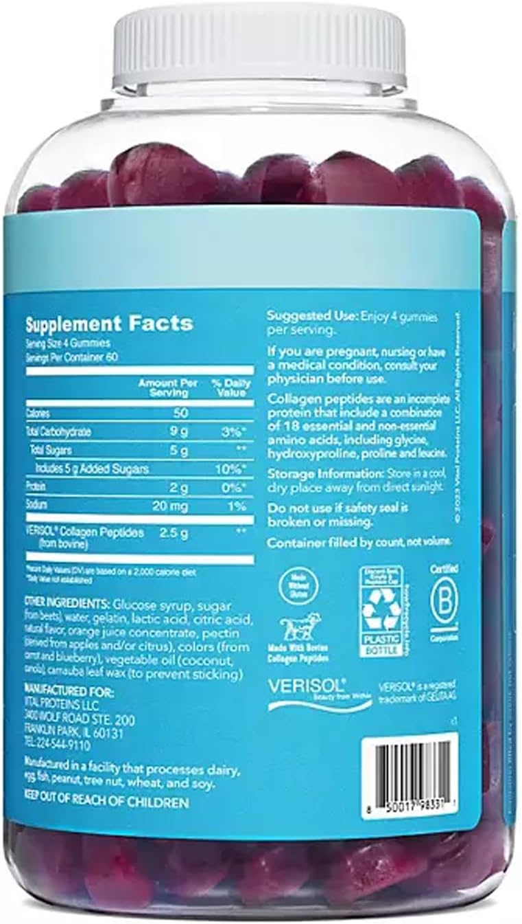 vital-proteins-collagen-gummies-with-25g-verisol-collagen-peptides---240-count-grape-flavor---premium-collagen-supplement-2