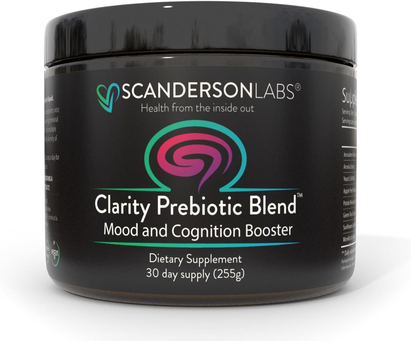 scanderson-labs-clarity-prebiotic-blend-for-gut-and-mood-support---30-day-supply-vegan-soy-free-gluten-free-non-gmo---easy-to-mix-with-liquid-or-food-1