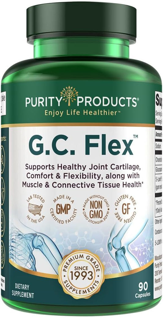 purity-products-gc-flex-glucosamine-and-chondroitin-sulfate-formula-for-joint-health---supports-muscles-cartilage-and-connective-tissue---promotes-flexibility---90-capsules-1