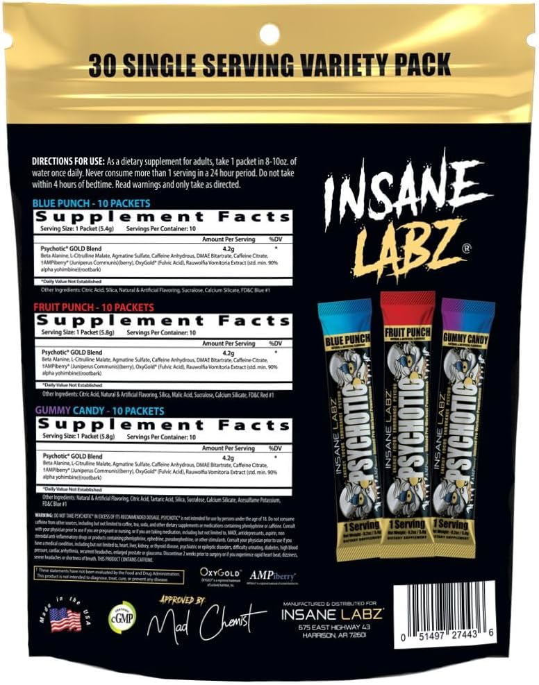 insane-labz-psychotic-gold-pre-workout-powder---high-stimulant-energy-focus-pumps-endurance---beta-alanine-dmae-bitartrate-no-booster---30-servings-variety-2