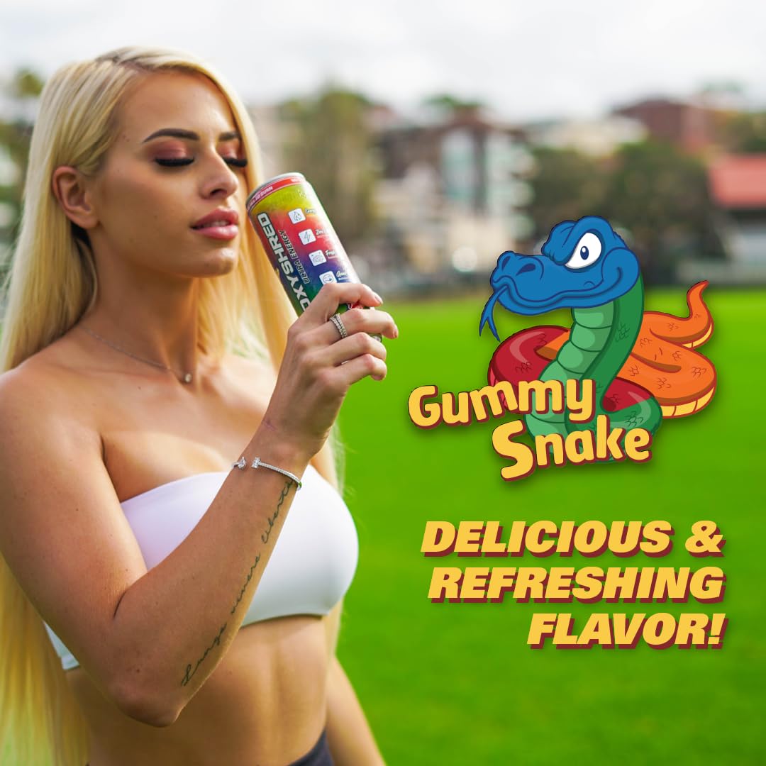 ehp-labs-oxyshred-healthy-energy-drink---zero-sugar-amino-acids-green-tea-extract-vitamin-c-l-carnitine---clean-caffeine-gummy-snake-flavor---12-pack-5