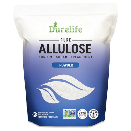 3-lb-durelife-allulose-sweetener---pure-powdered-sugar-substitute-non-gmo-keto-certified-ou-kosher-zero-calories---3-lbs-1