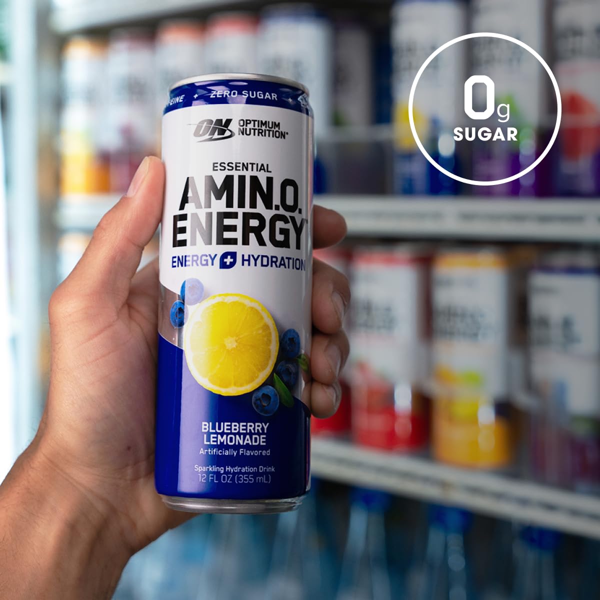 amino-energy-sparkling-hydration-drink-with-electrolytes-caffeine-amino-acids-bcaas-sugar-free---blueberry-lemonade-flavor---12oz-12-pack-7