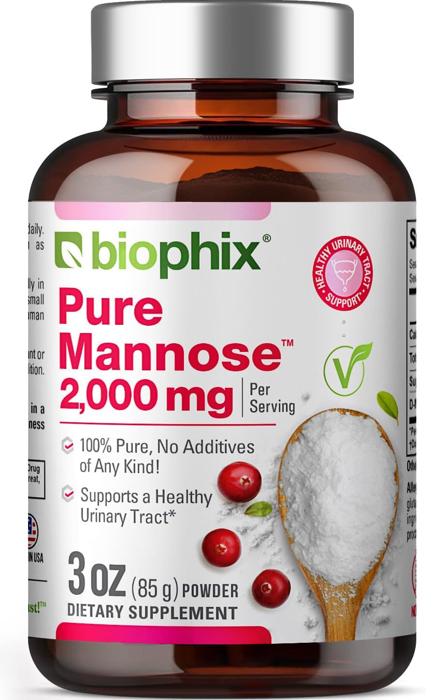 biophix-pure-mannose-powder-2000mg---3-oz-85g---promotes-urinary-bladder-tract-health-1