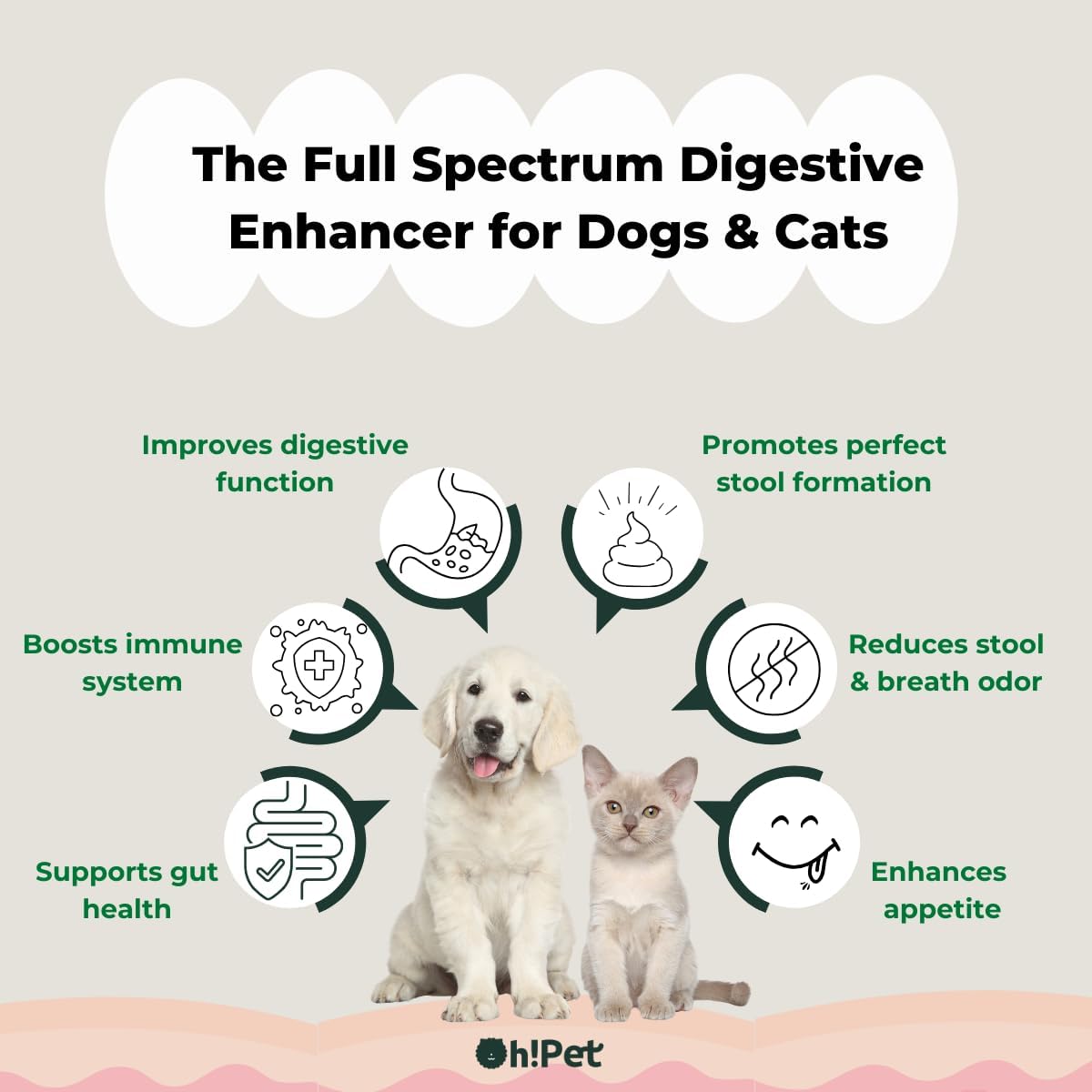 5-in-1-digestive-probiotics-powder-for-dogs-cats---chicken-flavor---7-billion-cfus-prebiotics-enzymes-fiber---30-packets-2
