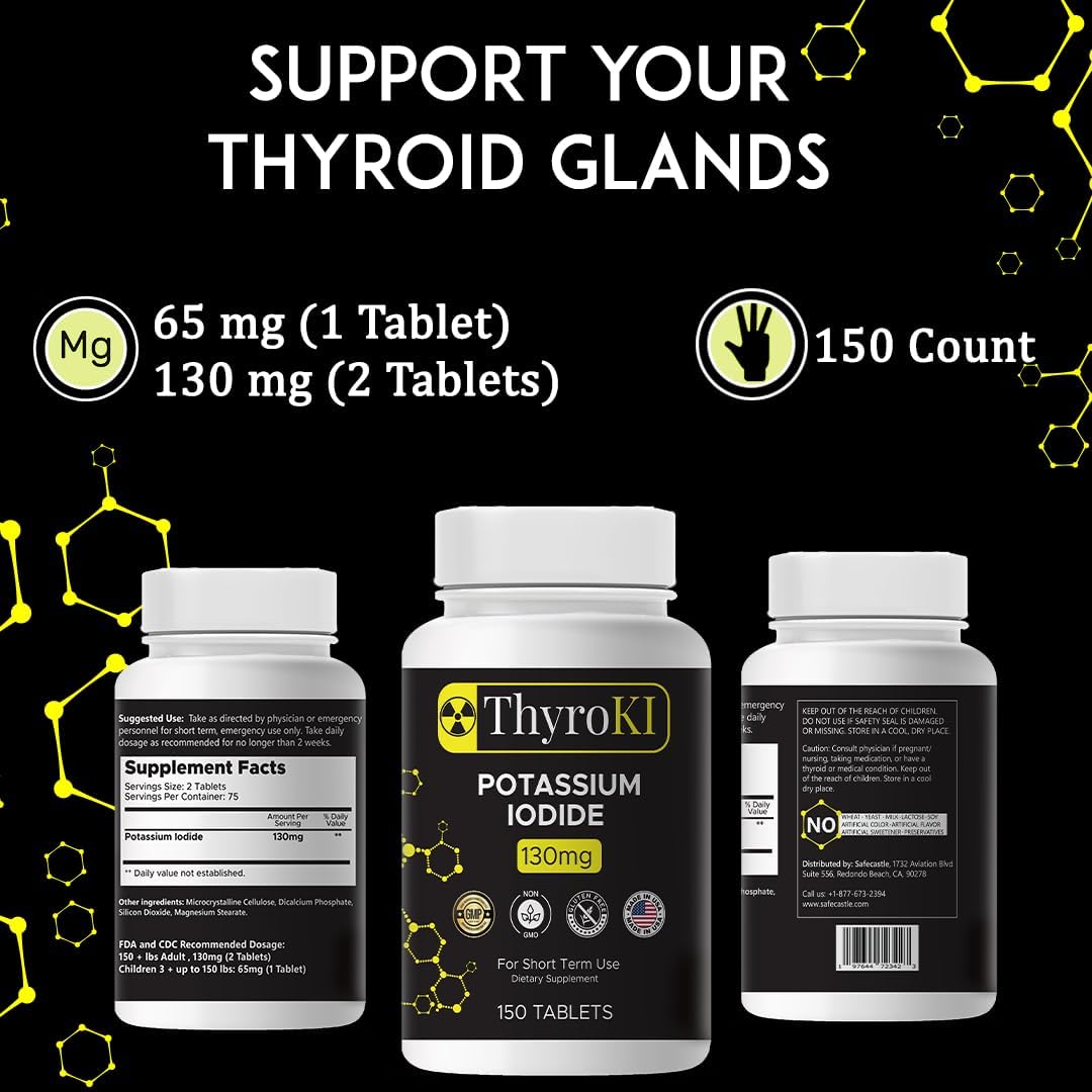 thyroki-potassium-iodide-tablets-130-mg---150-tablets-for-thyroid-support---fast-dissolving-ki-pills-for-emergency-survival---non-gmo-dietary-supplement-4