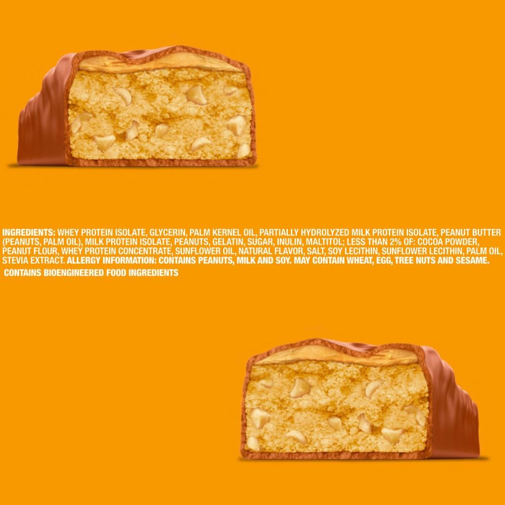 High Protein SNICKERS Peanut Butter & Caramel Bar - Pack of 12, 2.0 oz Bars - Espot.com.au