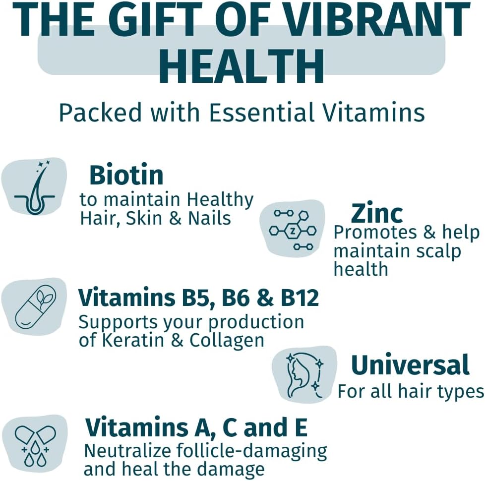 extra-strength-hair-skin-and-nails-gummies---vegan-biotin-vitamins-for-faster-hair-growth---stronger-nails---healthy-skin---men-women---2-pack-6