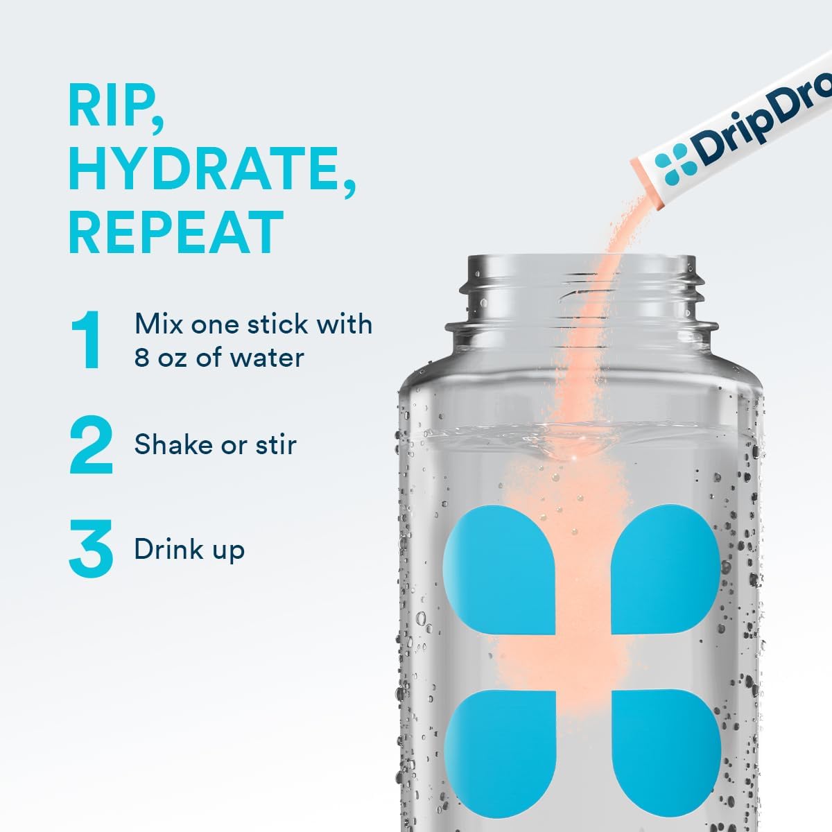 dripdrop-hydration-peach-electrolyte-drink-mix-packets---sugar-free-single-serve-powder-sticks---non-gmo-gluten-free-vegan---32-count-7
