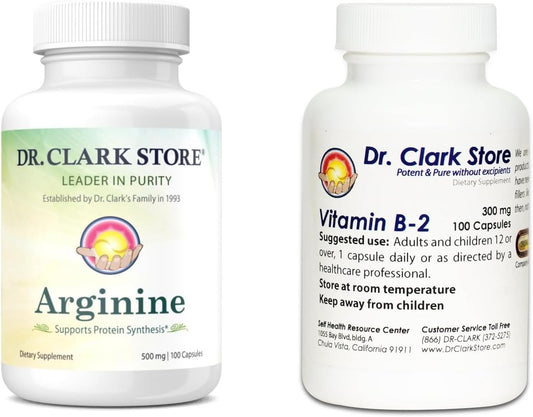 dr-clark-store-vitamin-b2-and-arginine-supplement-combo---100-gelatin-capsules-each-1