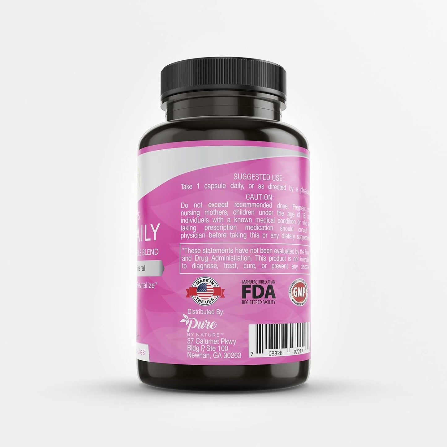 Pure By Nature Women's One-Daily Multivitamin - Immune Support, Non-GMO, Energy Boost - 60 Veggie Capsules - Espot.com.au