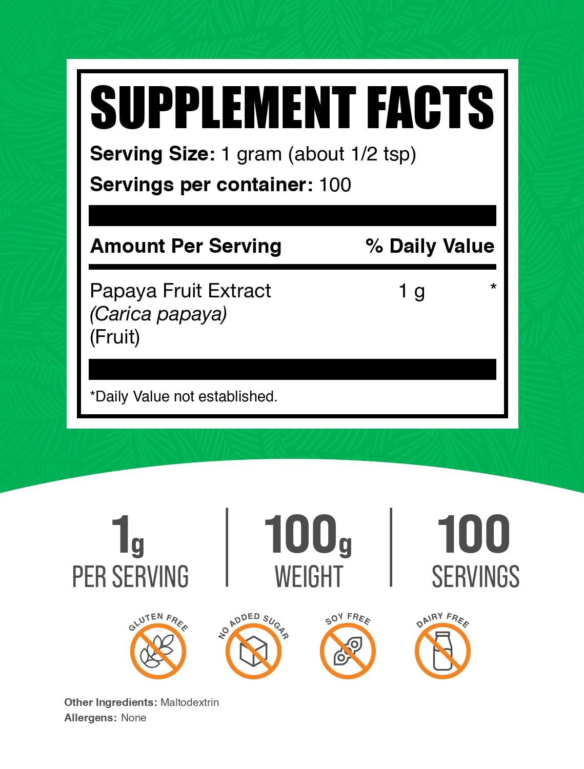 bulksupplementscom-papaya-fruit-extract-powder---carica-papaya-extract-for-digestive-support-gluten-free-papaya-powder-1000mg-per-serving-100g-2