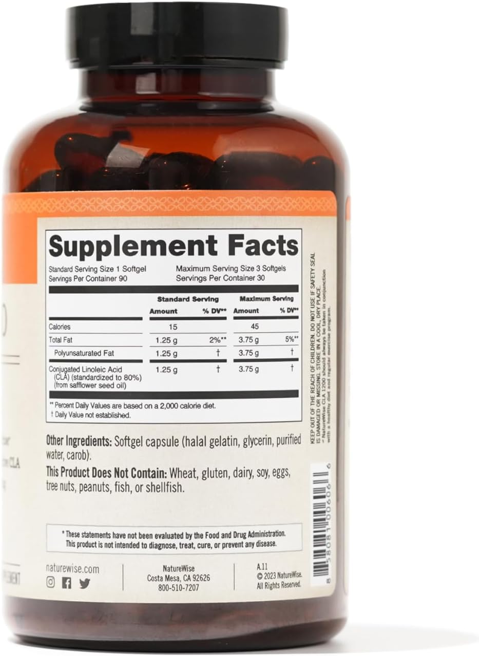 non-stimulating-naturewise-cla-1250-supplement-for-healthy-weight-fitness-goals---non-gmo-gluten-free---90-softgels-1-month-supply-6