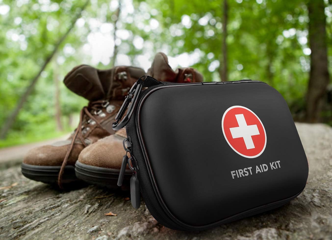 thriaid-mini-first-aid-kit---100-piece-water-resistant-hard-shell-case-for-travel-outdoor-home-office-camping-hiking-car---black-7