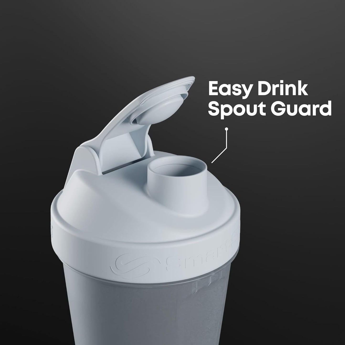 set-of-4-smartshake-lite-protein-shaker-bottles---400ml-135oz---leakproof-screw-on-lid---bpa-free---mist-grey-army-green-black-navy-blue---unisex-5