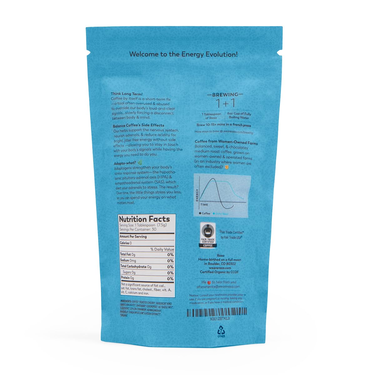 adaptogenic-mushroom-coffee-blend-with-chaga-and-reishi---vegan-keto-whole-30-wellness-tonic---fair-trade-fruiting-body-mushrooms---8-oz-30-servings-2