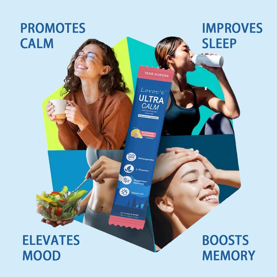 loroce-ultracalm-cortisol-super-drink---30-servings-magnesium-glycinate-l-theanine-ashwagandha-powder-mix-for-women-3