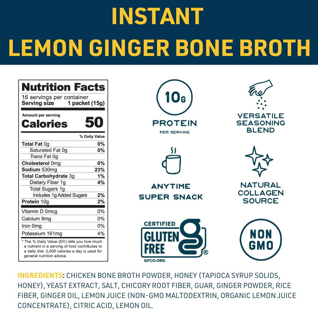 bare-bones-bone-broth-instant-powdered-mix-lemon-ginger-flavor---4-pack-of-15g-sticks-10g-protein-non-gmo-gluten-free-dairy-free-keto-paleo-friendly-2