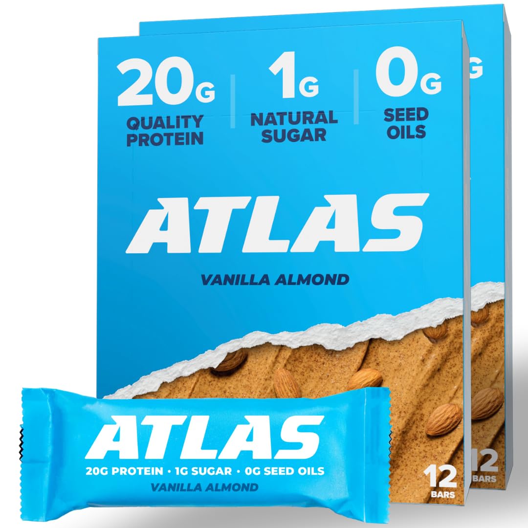 vanilla-almond-atlas-protein-bar---20g-protein-1g-sugar-clean-ingredients---gluten-free---24-bars-total-1