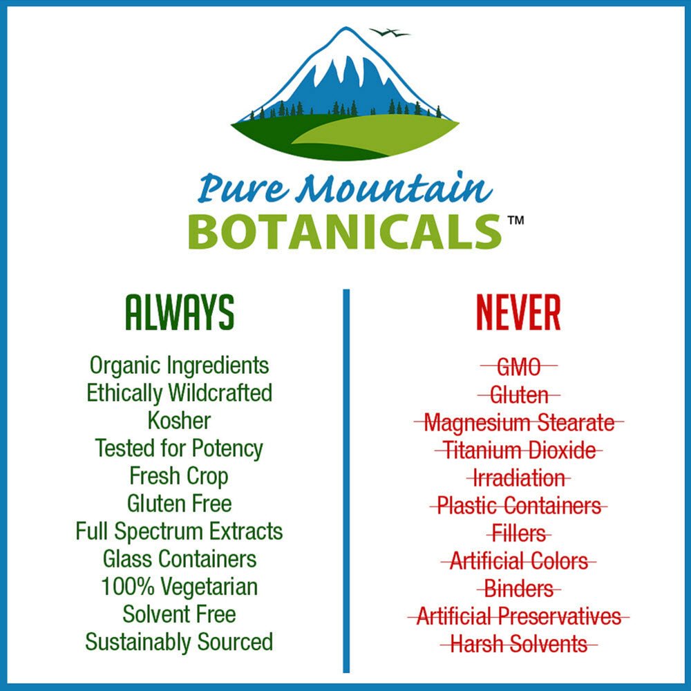 Organic Liquid Stevia Sweetener - Alcohol-Free & Kosher, Sugar Substitute Drops in 1oz Glass Bottle by Pure Mountain Botanicals - Espot.com.au