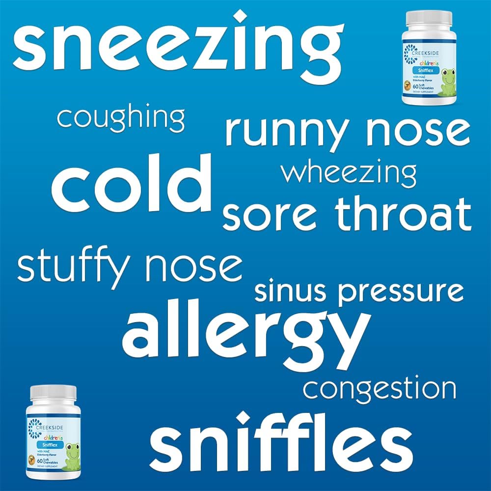 creekside-naturals-snifflex---cold-allergy-relief-for-kids---elderberry-immune-support---pediatrician-formulated---nac-quercetin-bromelain---vegan---60-soft-chews-3
