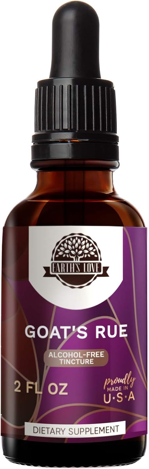 HerbEra Earth's Love Goat's Rue Extract Tincture - Alcohol-Free, Super-Concentrated Herbal Supplement (2 Fl Oz) - Espot.com.au