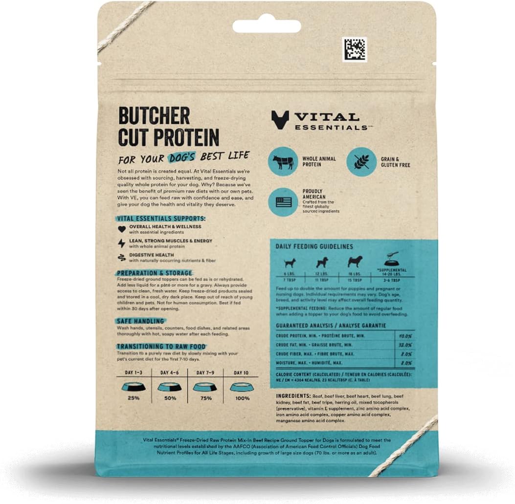 freeze-dried-beef-protein-mix-in-topper-for-dogs---6-oz-vital-essentials-freeze-dried-raw-dog-food-enhancer-2