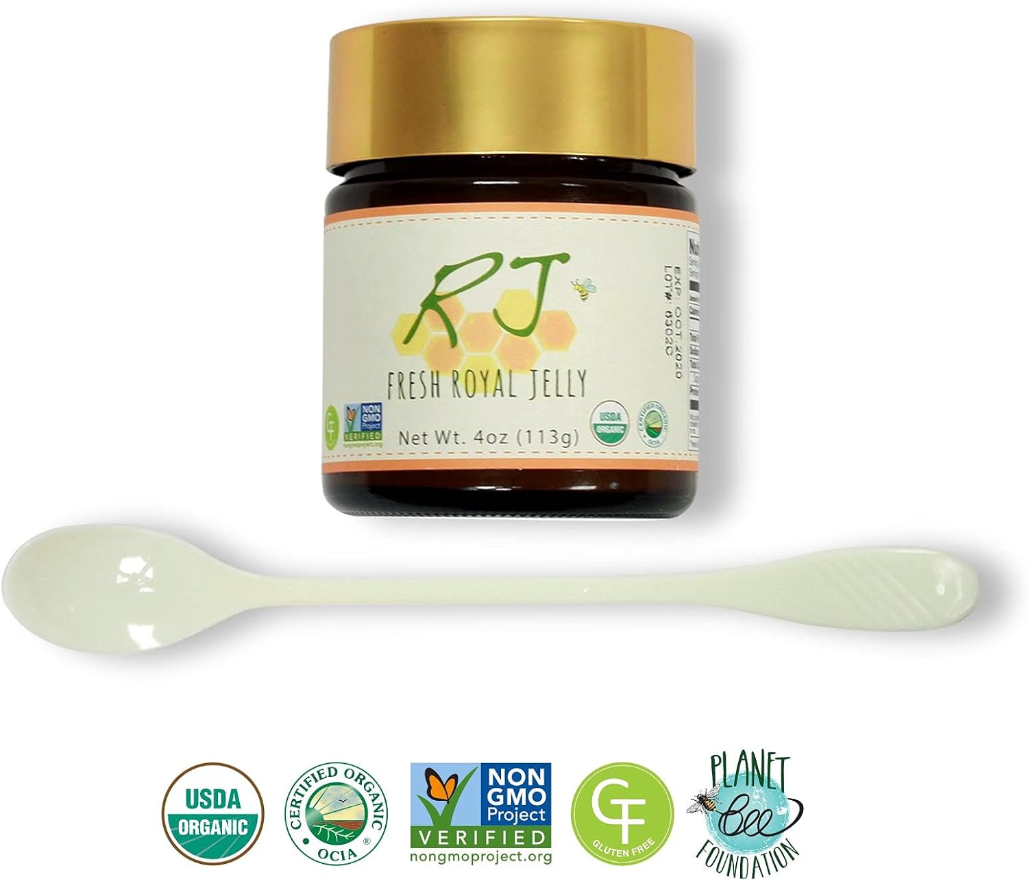 usda-certified-organic-greenbow-fresh-royal-jelly---non-gmo-halal-gluten-free---nutrient-dense-superfood-113g-6