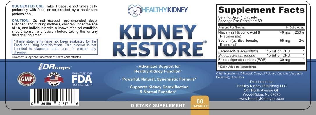 Kidney Restore & PhosFix Bundle - Supports Kidney Function, Health, and Phosphorus Levels - 2-Pack for Optimal Wellness - Espot.com.au