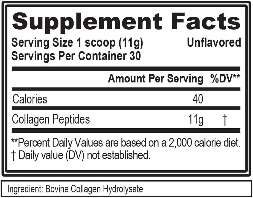 premium-hydrolyzed-collagen-peptides-powder-for-healthy-skin-hair-bones-joints-nails---30-servings---evlution-nutrition-2