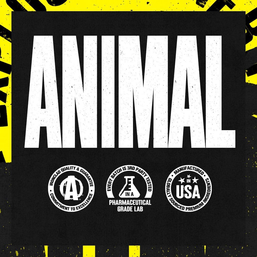 Animal Pak All-in-One Vitamin & Supplement Powder - Zinc, Vitamins C, B, D, Amino Acids, Immune Support, Digestive Enzymes - Daily Multivitamin for Women & Men - 60 Scoops - Espot.com.au