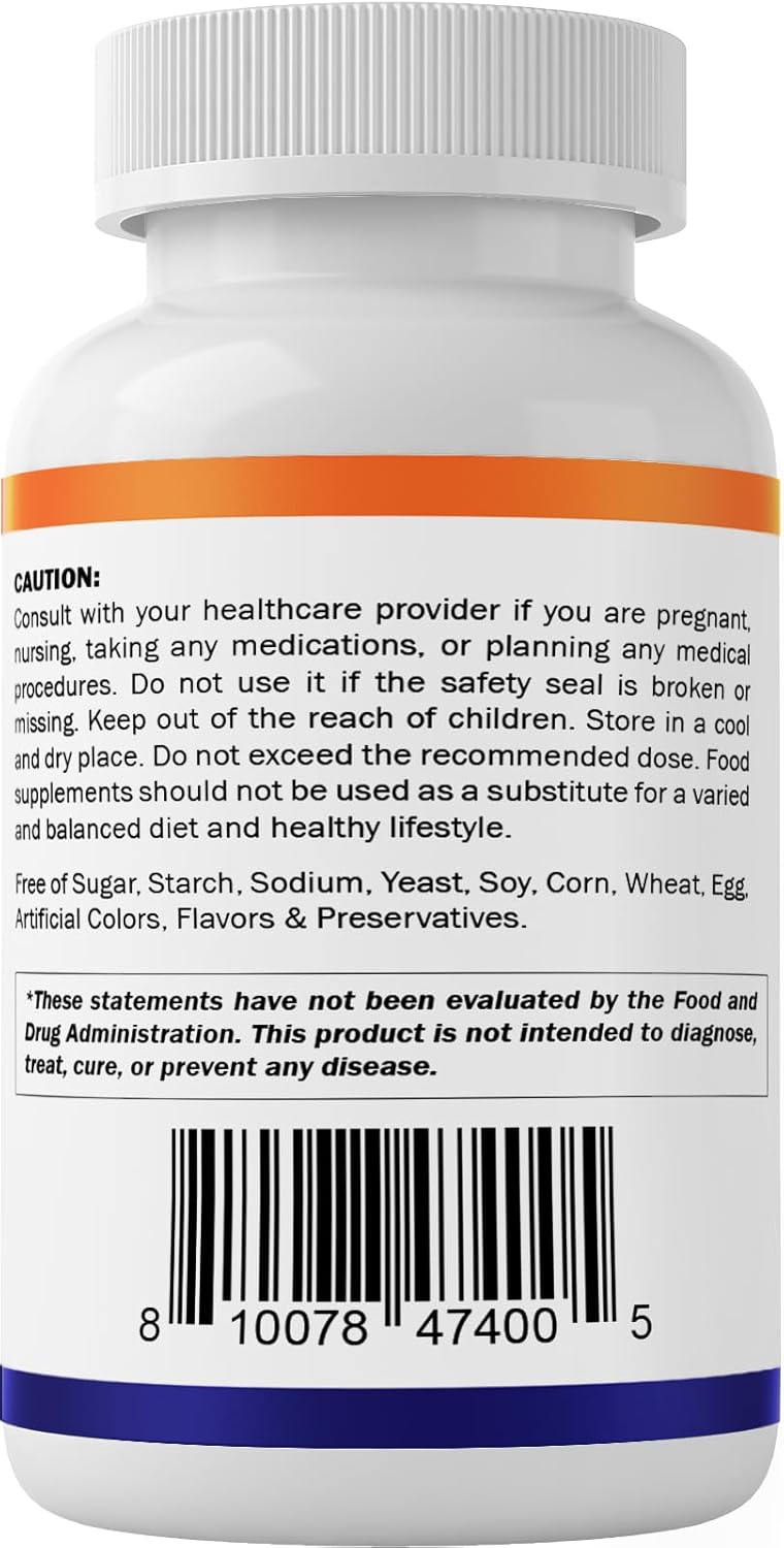 Vitamatic Magnesium Aspartate Capsules - 400mg with Added B6 - Supports Muscle, Joint, and Heart Health - 90 Vegetarian Capsules - Espot.com.au