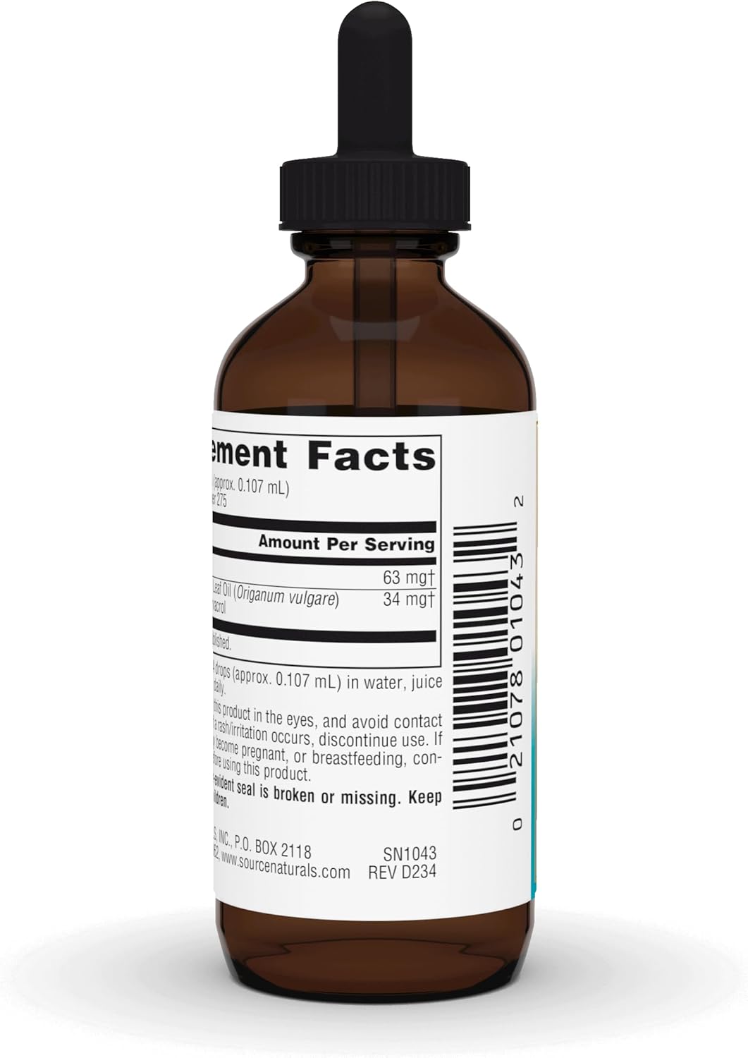 Premium Source Naturals Oil of Oregano - High Carvacrol Content - 1 oz - Espot.com.au