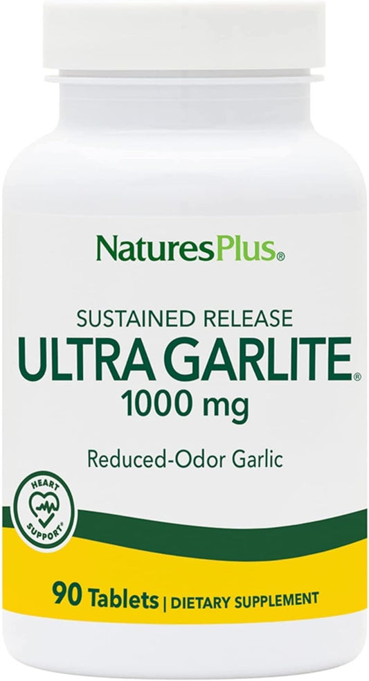 natures-plus-ultra-garlite-sustained-release-1000mg-90-vegetarian-tablets---90-servings-1