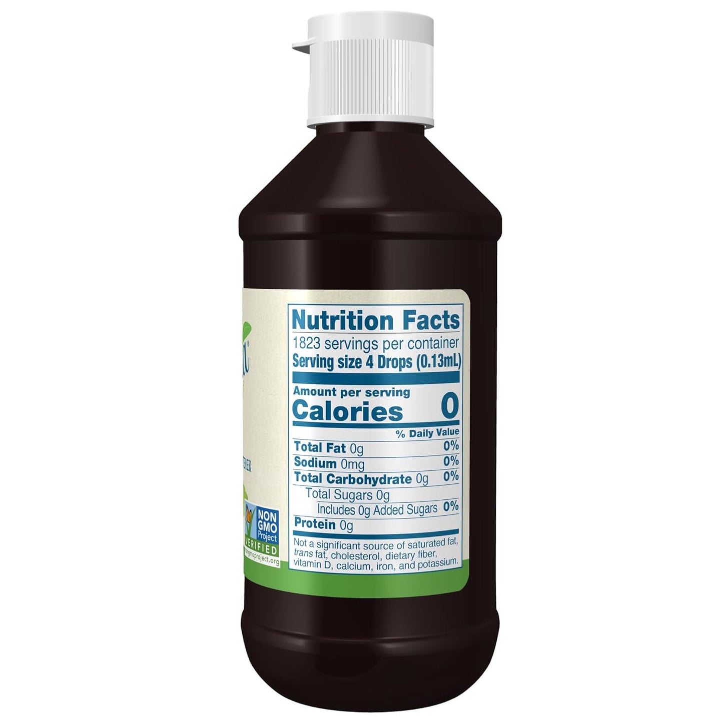 Organic Zero-Calorie Liquid Sweetener, Keto & Diabetic Friendly, No Erythritol, 8oz - NOW Foods BetterStevia - Espot.com.au
