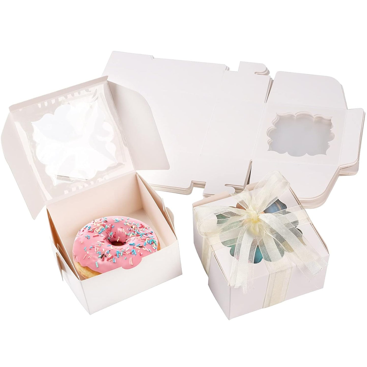 50-pack-4x4x25-inches-bakery-boxes-with-window-for-cookies-chocolate-strawberries-muffins-donuts---small-cake-boxes-for-desserts-white-1