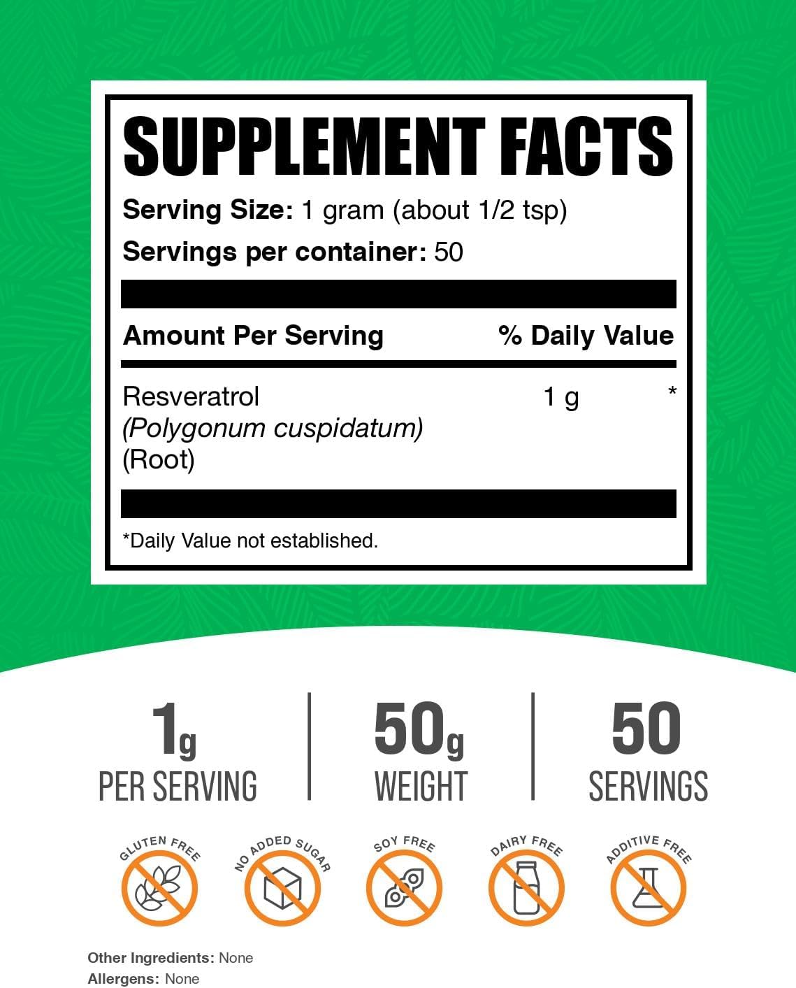 resveratrol-powder-supplement---1000mg-per-serving---antioxidant-gluten-free---polygonum-cuspidatum-extract---50g-18-oz---bulk-resveratrol-powder-for-health---pack-of-1-2