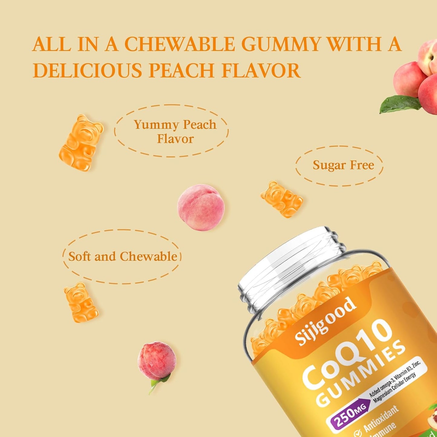 250mg-sugar-free-coq10-gummies-with-omega-3-b3-zinc-and-magnesium---high-absorption-coenzyme-q10-supplements-for-cellular-energy-and-antioxidant-support---peach-flavor-60-count-5