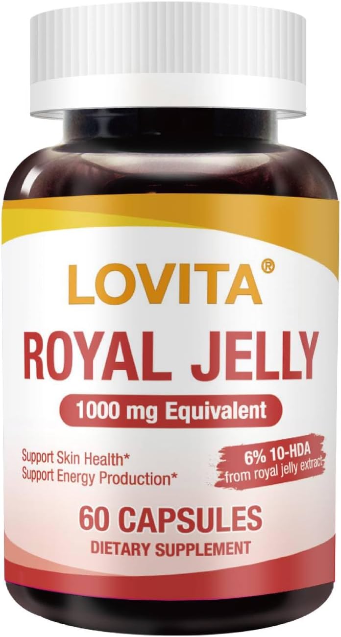 high-potency-lovita-royal-jelly-capsules---natural-source-superfood-with-1000mg-20mg-10-hda---supports-skin-health-energy---60-count-1