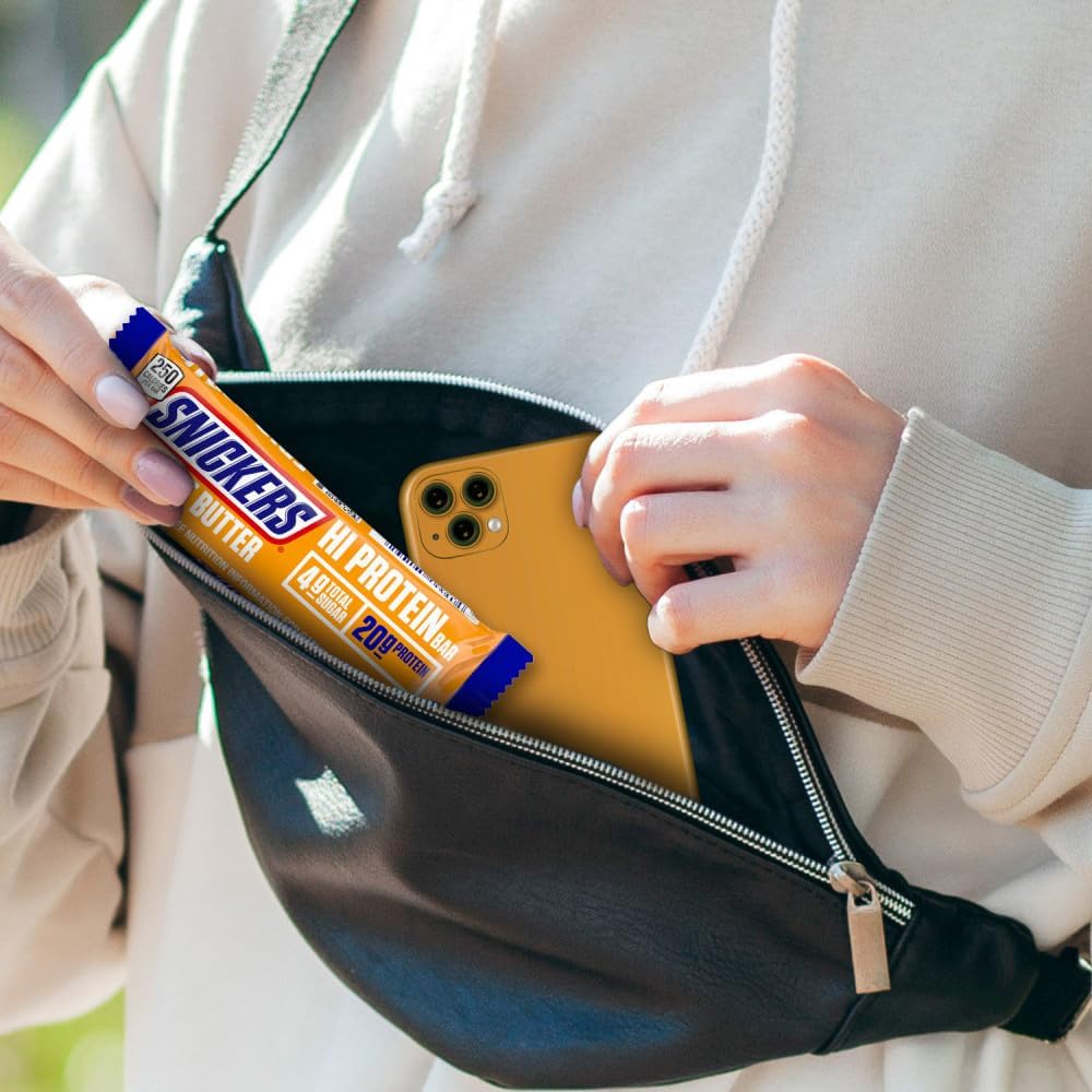 High Protein SNICKERS Peanut Butter & Caramel Bar - Pack of 12, 2.0 oz Bars - Espot.com.au