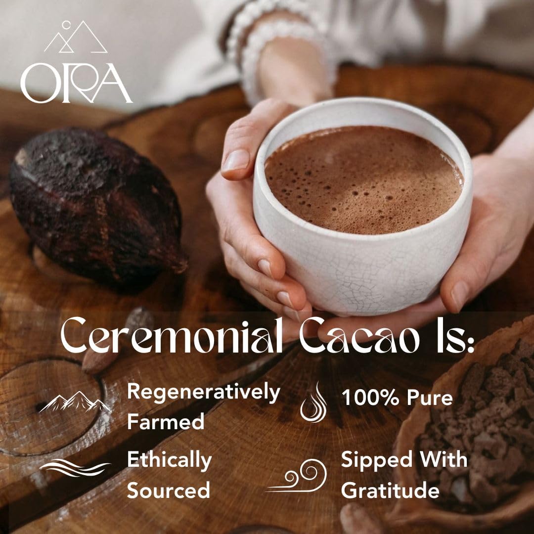 ora-ceremonial-cacao-from-belize---100-pure-unsweetened-cacao---usda-organic-ethical-and-regenerative---high-flavanol-content---coffee-alternative-for-better-energy---heavy-metals-tested---8oz-5