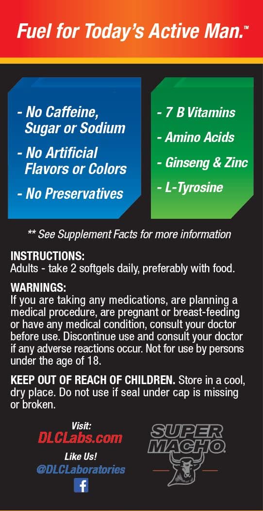 high-potency-super-macho-dietary-supplement-with-zinc-b-vitamins---no-preservatives-sugar-or-caffeine---made-in-usa---50-softgels-4