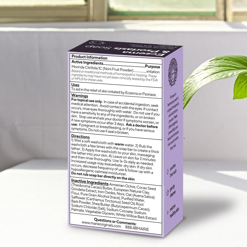 all-natural-eczema-face-and-body-soap-bar-for-dry-itchy-skin-relief---gentle-psoriasis-and-dermatitis-treatment---detoxifying-healing-anti-itch-cleanser---single-pack-6