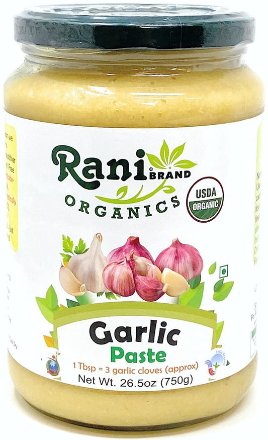 organic-garlic-cooking-paste-265oz-750g---vegan-gluten-free-non-gmo---indian-usda-certified-organic---glass-jar-1