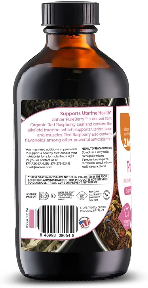 certified-kosher-liquid-red-raspberry-leaf-supplement-for-uterine-health---4oz-formula-to-strengthen-uterine-tissue-muscles-by-zahler-pureberry-3