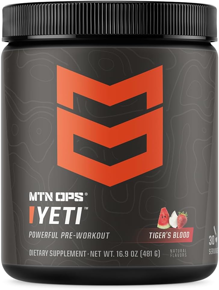 mtn-ops-yeti-pre-workout-powder-energy-drink---tigers-blood-flavor-30-servings-200mg-caffeine-creatine-bcaas-beta-alanine-6