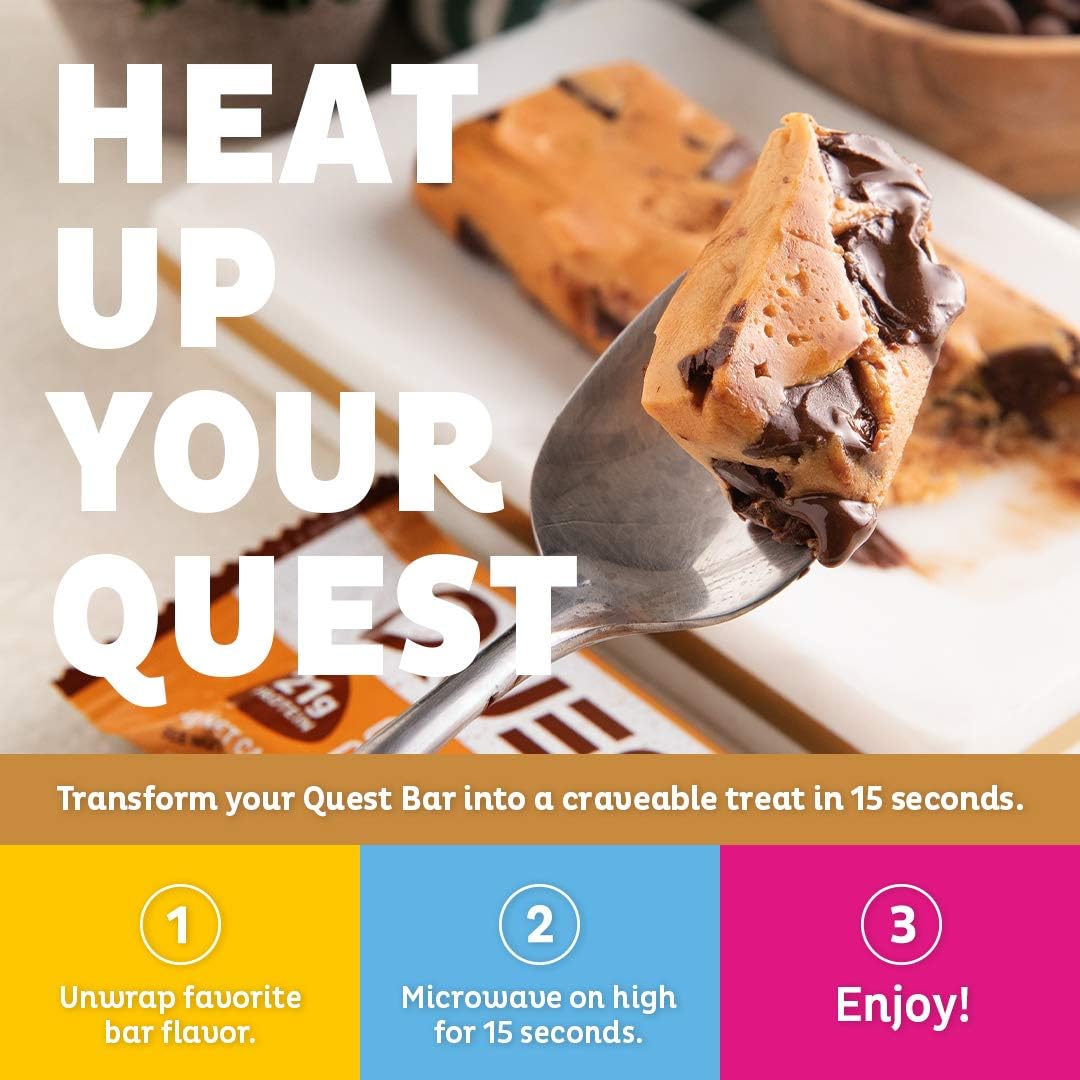High Protein Snickers Peanut Caramel Bars & Blueberry Muffin Quest Protein Bars Bundle - 36 Bars Total - Espot.com.au