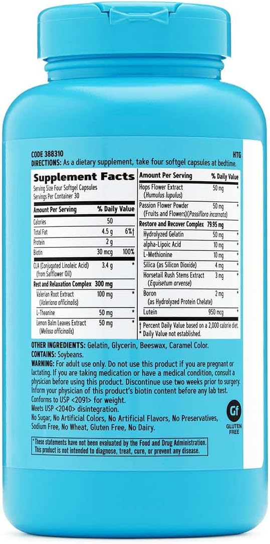 gnc-total-lean-cla-pm-softgels---nighttime-metabolism-support-for-restful-sleep---120-count-2