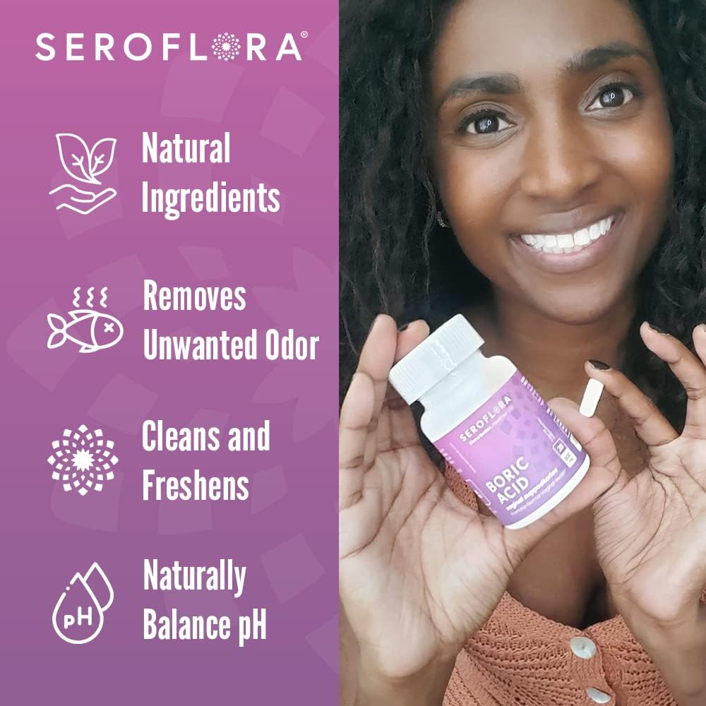 serovera-seroflora-boric-acid-vaginal-suppositories---supports-vaginal-odor-control---28-suppositories-with-applicators-2